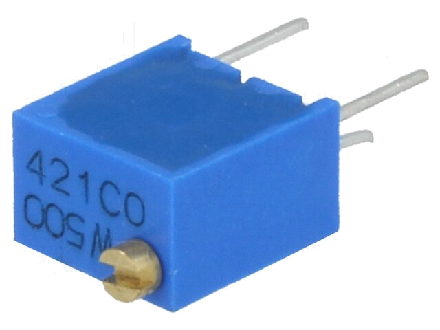 Potentiometer: montage-; meerslagen; 50Ω; 250mW; ±10%; lineair Potentiometer: montage-; meerslagen; 50Ω; 250mW; ±10%; lineair